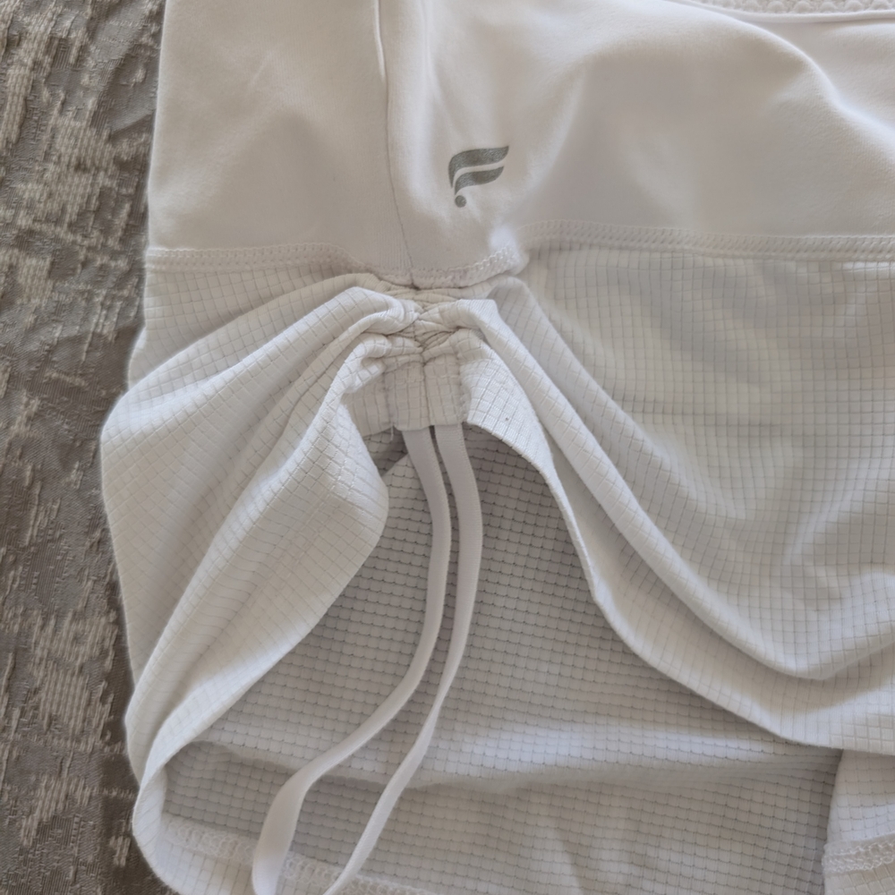 Fabletics White Racerback Tank Top - Picture 6 of 7